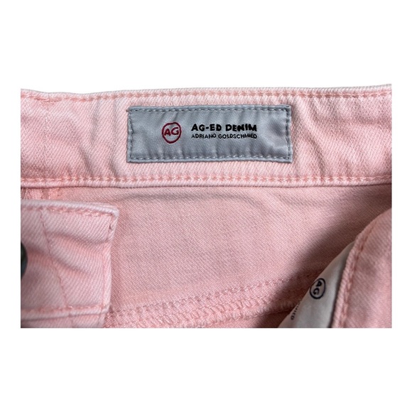 NWT AG The Byrne Ex Boyfriend Cut Off Shorts Size 25  Pastel Pink (063] - Picture 5 of 6